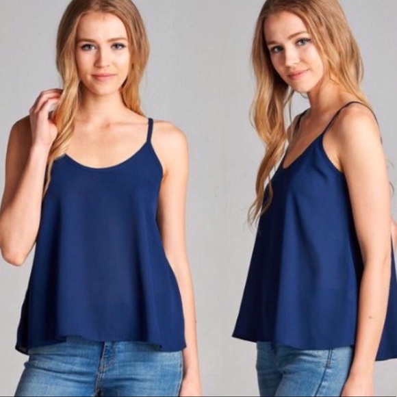 Active USA Tops - 30% OFF 2/MORE Plus 1X LAST SIZE Woven Tank Blue